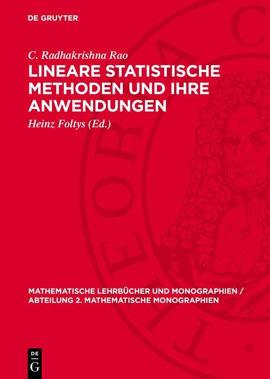Produktbild: Lineare Statistische Methoden und ihre Anwendungen