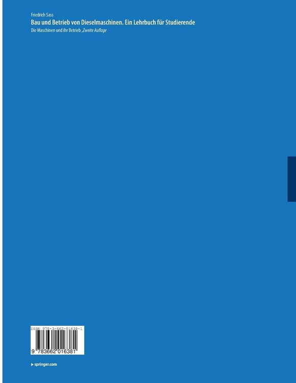Produktbild: Bau und Betrieb von Dieselmaschinen Ein Lehrbuch f&uuml;r Studierende