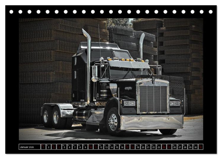 Produktbild: Kenworth W900 PHOTOART (Tischkalender 2026 DIN A5 quer), CALVENDO Monatskalender