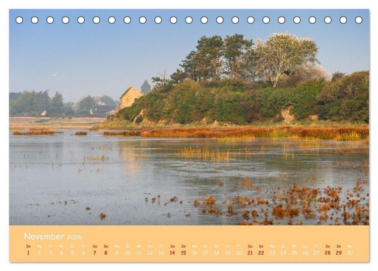 Produktbild: Cotentin, die Perle der Normandie (Tischkalender 2026 DIN A5 quer), CALVENDO Monatskalender