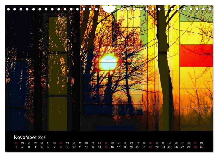 Produktbild: MEDIA-ART Der Kunstkalender (Wandkalender 2026 DIN A4 quer), CALVENDO Monatskalender