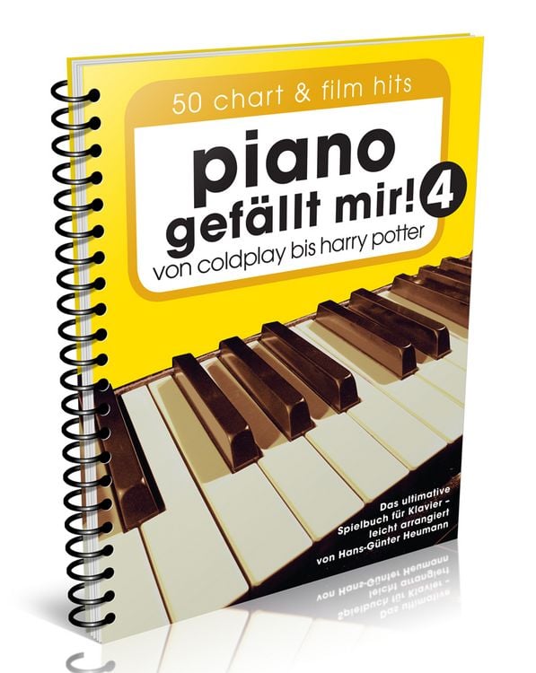 Produktbild: Piano gef&auml;llt mir! 50 Chart und Film Hits - Band 4 (Variante Spiralbindung)