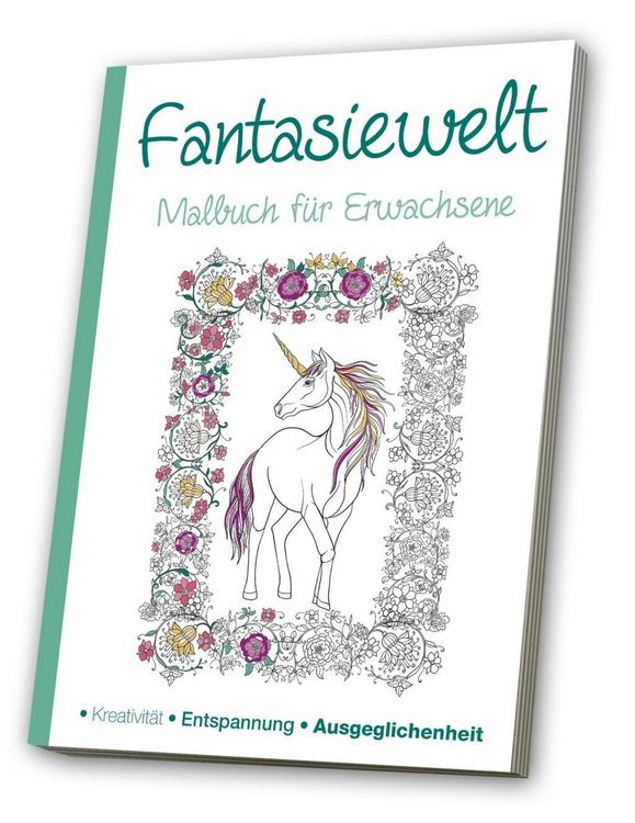 Produktbild: Malbuch f&uuml;r Erwachsene - Fantasiewelt