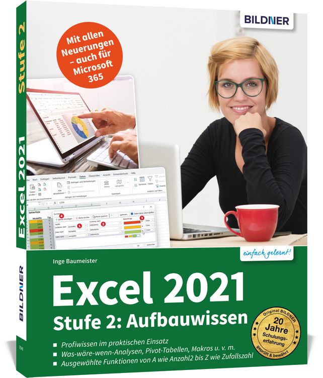 Produktbild: Excel 2021 - Stufe 2: Aufbauwissen