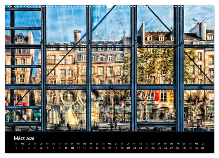 Produktbild: Paris - Impressionen einer Weltstadt (hochwertiger Premium Wandkalender 2026 DIN A2 quer), Kunstdruck in Hochglanz