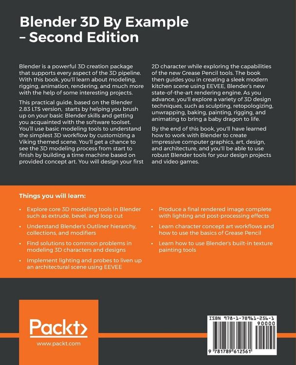 Produktbild: Blender 3D By Example - Second Edition
