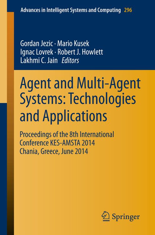 Produktbild: Agent and Multi-Agent Systems: Technologies and Applications