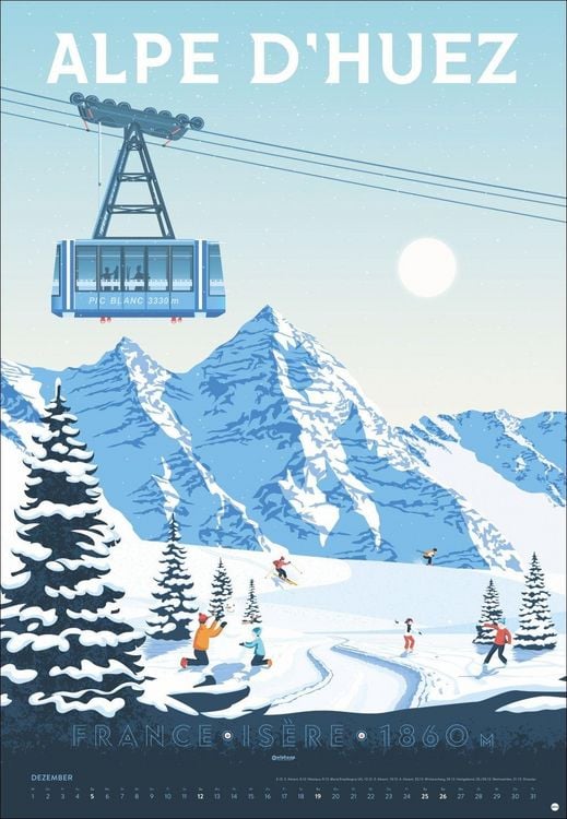 Produktbild: Travel the World Posterkalender 2027