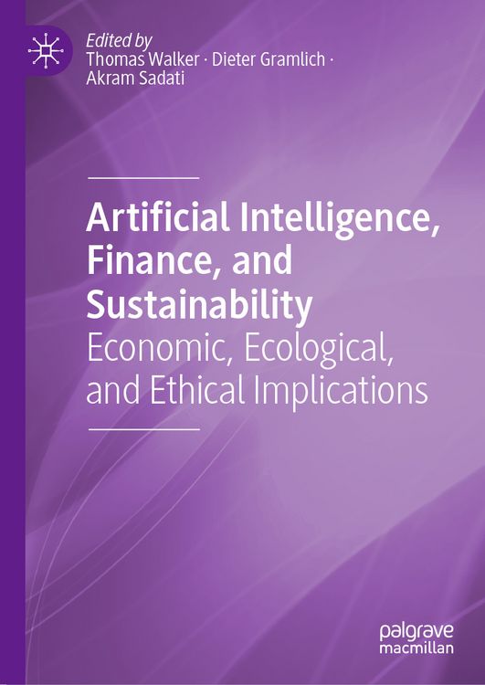 Produktbild: Artificial Intelligence, Finance, and Sustainability