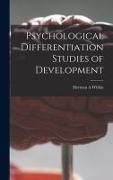 Produktbild: Psychological Differentiation Studies of Development
