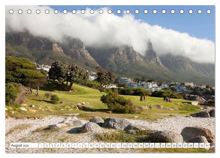 Produktbild: S&uuml;dafrika - Kapstadt (Tischkalender 2026 DIN A5 quer), CALVENDO Monatskalender