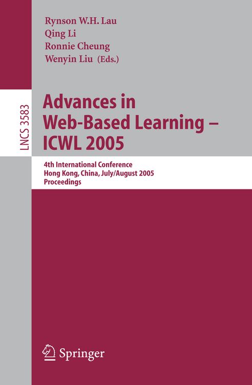 Produktbild: Advances in Web-Based Learning - ICWL 2005