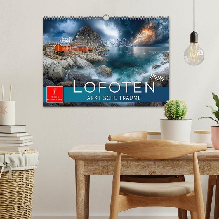 Produktbild: Lofoten - Arktische Tr&auml;ume (Wandkalender 2026 DIN A3 quer), CALVENDO Monatskalender