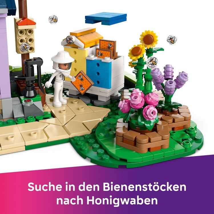 Produktbild: LEGO Friends Haus und Blumengarten der Imker, Geschenk für Mädchen 42669