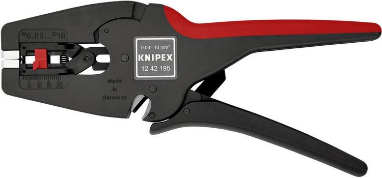 Produktbild: Knipex MultiStrip 10 12 42 195 Automatische Abisolierzange 0.03 bis 10 mm&sup2; 7 bis 32