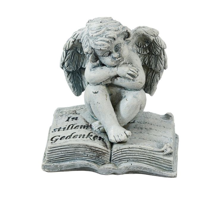 Produktbild: HTI-Living Mini grauer Grabengel, 2/s, ca. 6,5cmH Mini grauer Grabengel, 2/s, ca. 6,5cmH