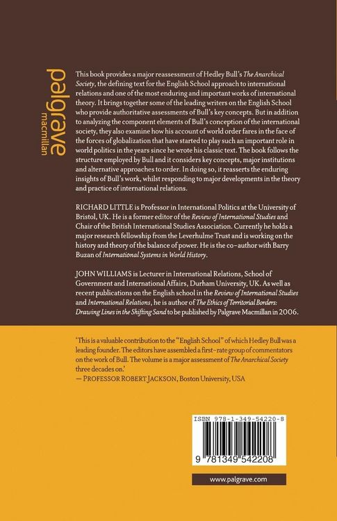Produktbild: The Anarchical Society in a Globalized World