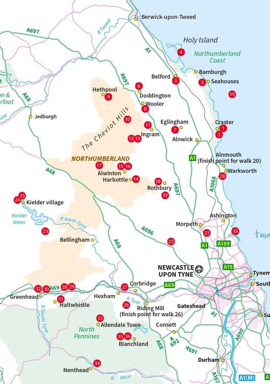 Produktbild: Walking in Northumberland