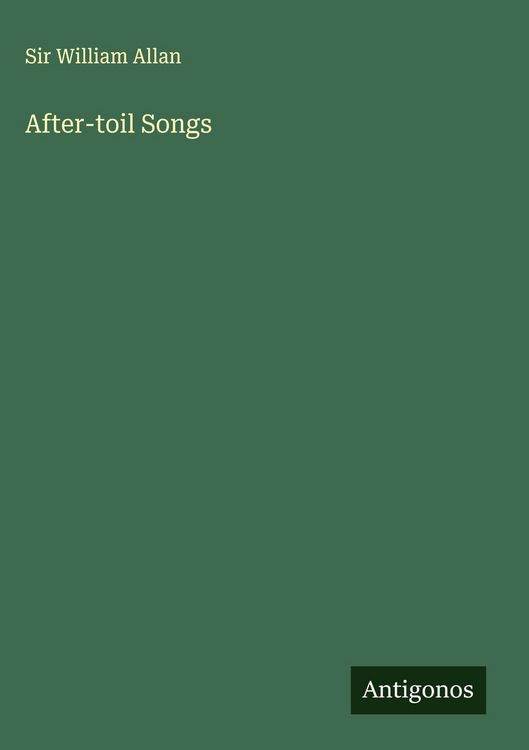 Produktbild: After-toil Songs