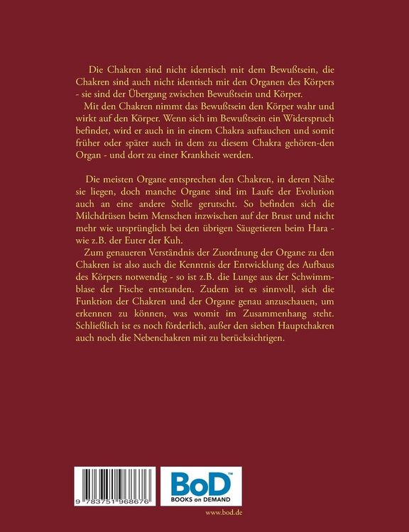 Produktbild: Chakren und Organe