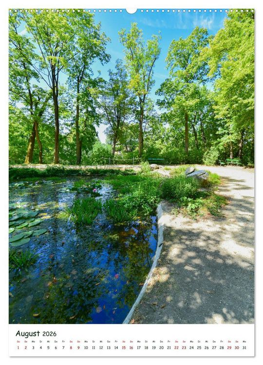 Produktbild: Regensburg G&auml;rten und Stadtparks (Wandkalender 2026 DIN A2 hoch), CALVENDO Monatskalender