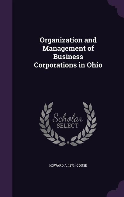 Produktbild: Organization and Management of Business Corporations in Ohio