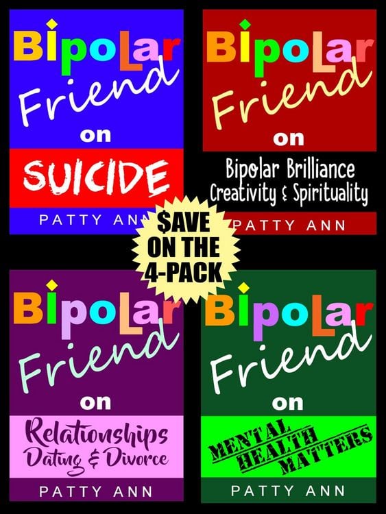Produktbild: Bipolar Friend Series 4-Book Savings Set: *Suicide *Relationships *Mental Health *Creativity & *Spirituality