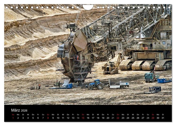 Produktbild: Der Tagebau (Wandkalender 2026 DIN A4 quer), CALVENDO Monatskalender