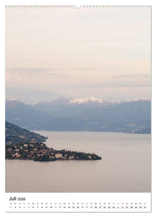 Produktbild: Lago Maggiore - Das Westufer (Wandkalender 2026 DIN A2 hoch), CALVENDO Monatskalender