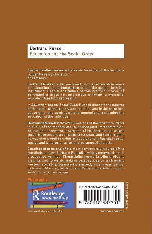 Produktbild: Education and the Social Order