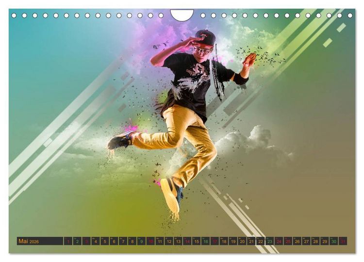 Produktbild: HipHopDance (Wandkalender 2026 DIN A4 quer), CALVENDO Monatskalender