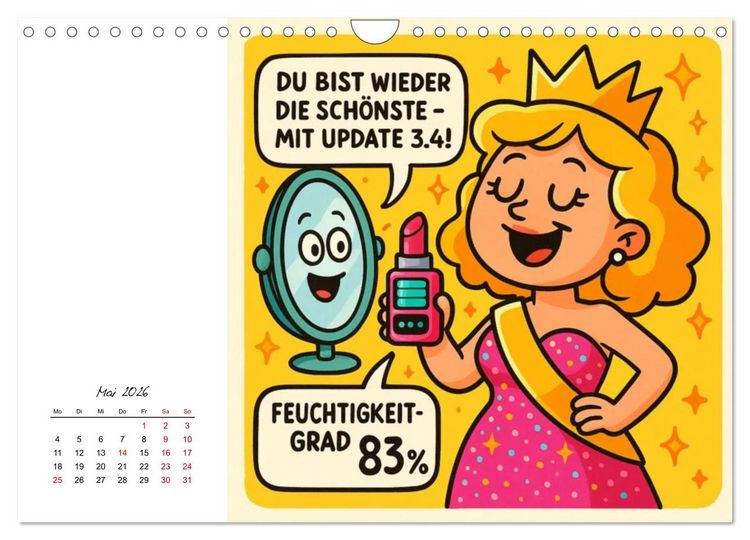 Produktbild: Job-Chaos total - voll Panne, voll verpeilt (Wandkalender 2026 DIN A4 quer), CALVENDO Monatskalender