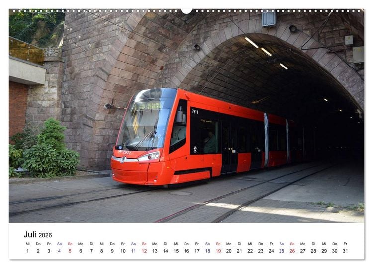 Produktbild: Stra&szlig;enbahnen in Europa (Wandkalender 2026 DIN A2 quer), CALVENDO Monatskalender