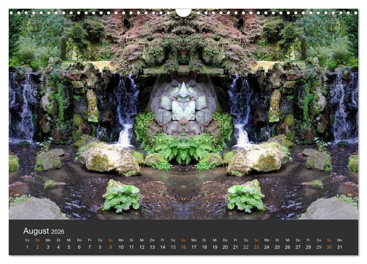 Produktbild: Spiegelwelten - Im Reich der Naturwesen (Wandkalender 2026 DIN A3 quer), CALVENDO Monatskalender