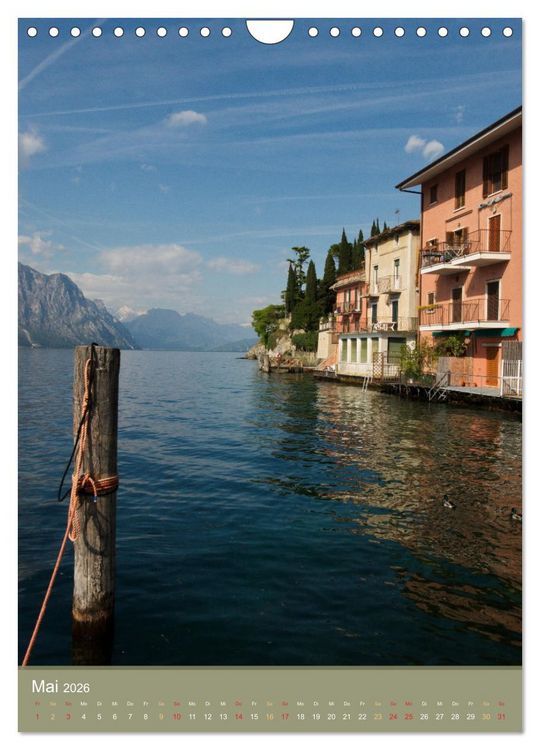 Produktbild: Gardasee - Die sch&ouml;nsten Momente am Gardasee (Wandkalender 2026 DIN A4 hoch), CALVENDO Monatskalender