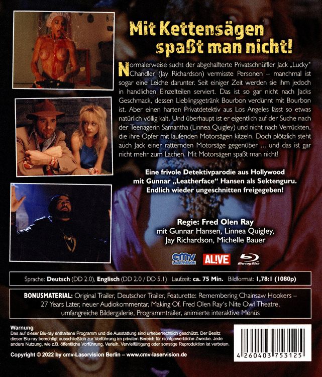 Produktbild: Hollywood Chainsaw Hookers (uncut)