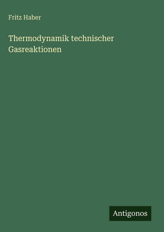 Produktbild: Thermodynamik technischer Gasreaktionen