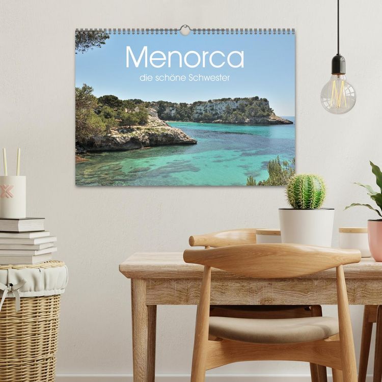 Produktbild: Menorca, die sch&ouml;ne Schwester (Wandkalender 2026 DIN A3 quer), CALVENDO Monatskalender