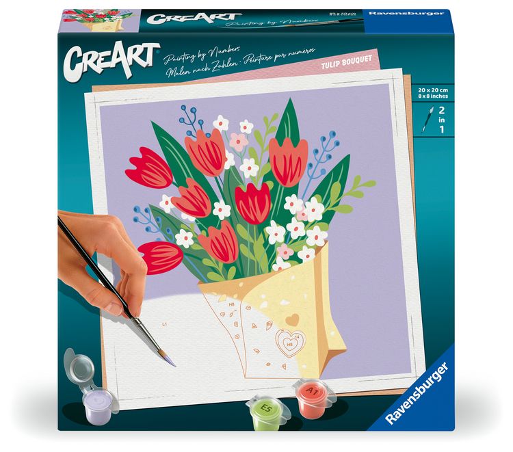 Produktbild: CreArt Adults Trend - Tulpenstrau&szlig;