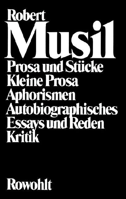 Produktbild: Prosa und St&uuml;cke - Kleine Prosa - Aphorismen - Autobiographisches - Essays und Reden - Kritik