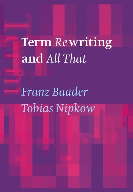 Produktbild: Term Rewriting and All That