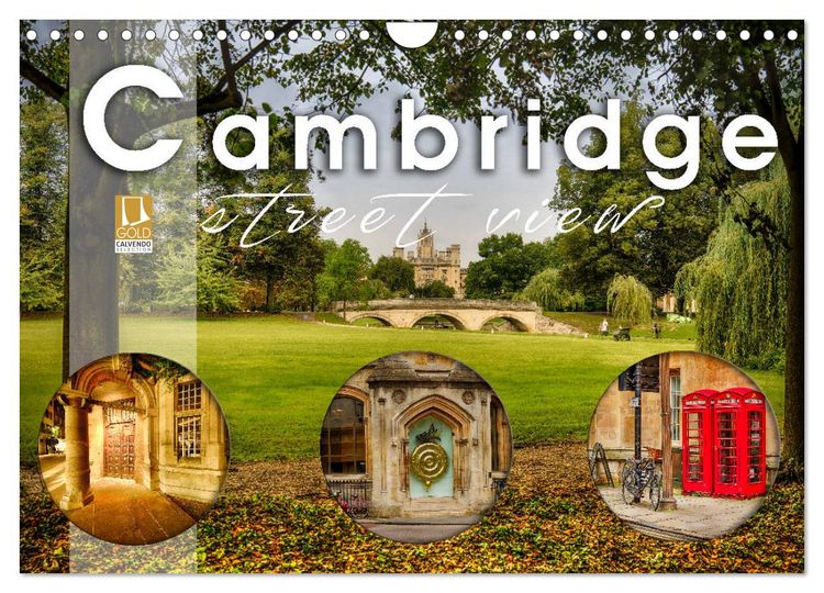 Produktbild: Cambridge street view (Wandkalender 2026 DIN A4 quer), CALVENDO Monatskalender