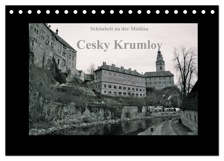Produktbild: Sch&ouml;nheit an der Moldau - Cesky Krumlov (Tischkalender 2026 DIN A5 quer), CALVENDO Monatskalender