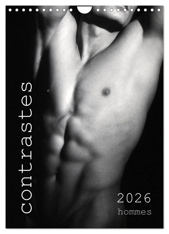 Produktbild: contrastes hommes (Calendrier mural 2026 DIN A4 horizontal), CALVENDO calendrier mensuel