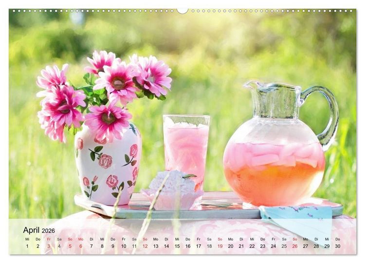 Produktbild: Landhaus-Romantik. Die Farben des Sommers (Wandkalender 2026 DIN A2 quer), CALVENDO Monatskalender