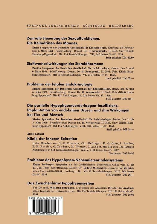Produktbild: Hormone und Psyche die Endokrinologie des Alternden Menschen