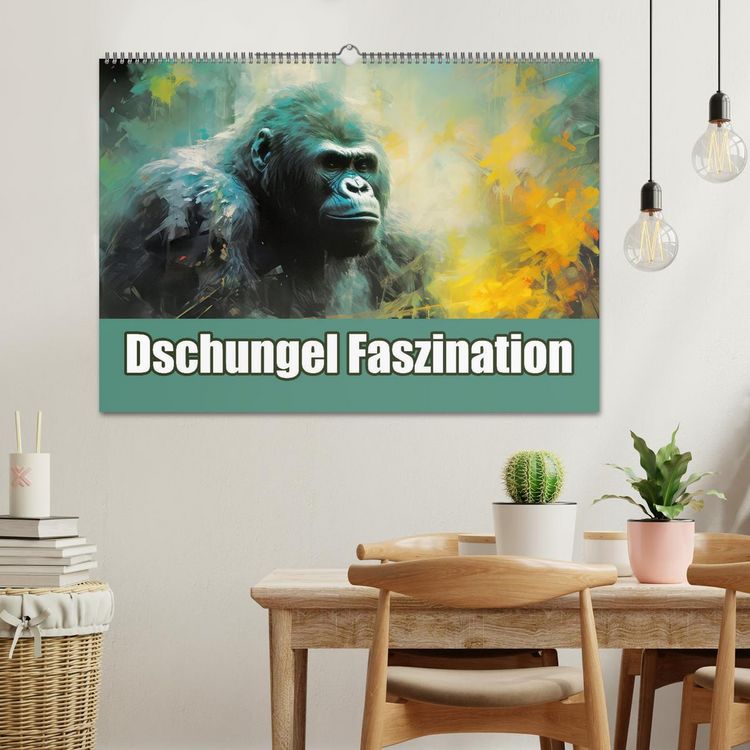 Produktbild: Dschungel Faszination (Wandkalender 2026 DIN A2 quer), CALVENDO Monatskalender