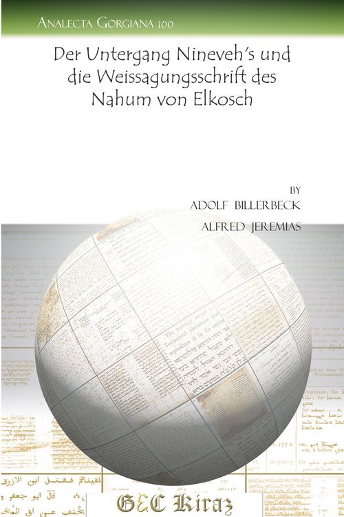 Produktbild: Der Untergang Nineveh's und die Weissagungsschrift des Nahum von Elkosch