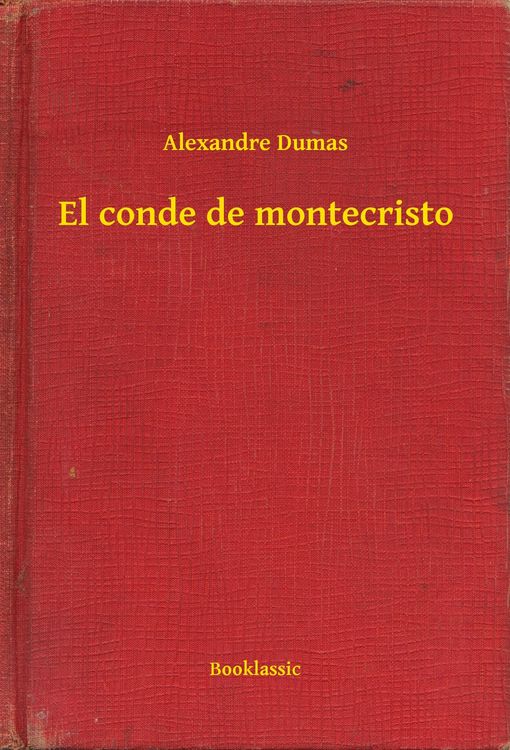 Produktbild: El conde de montecristo