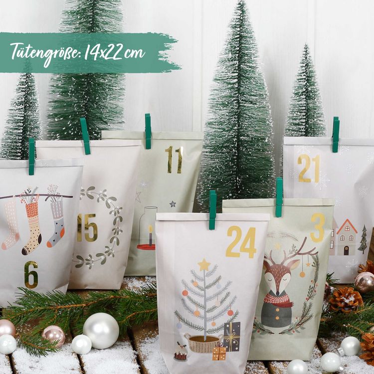 Produktbild: Adventskalender bedruckt &ndash; Hygge